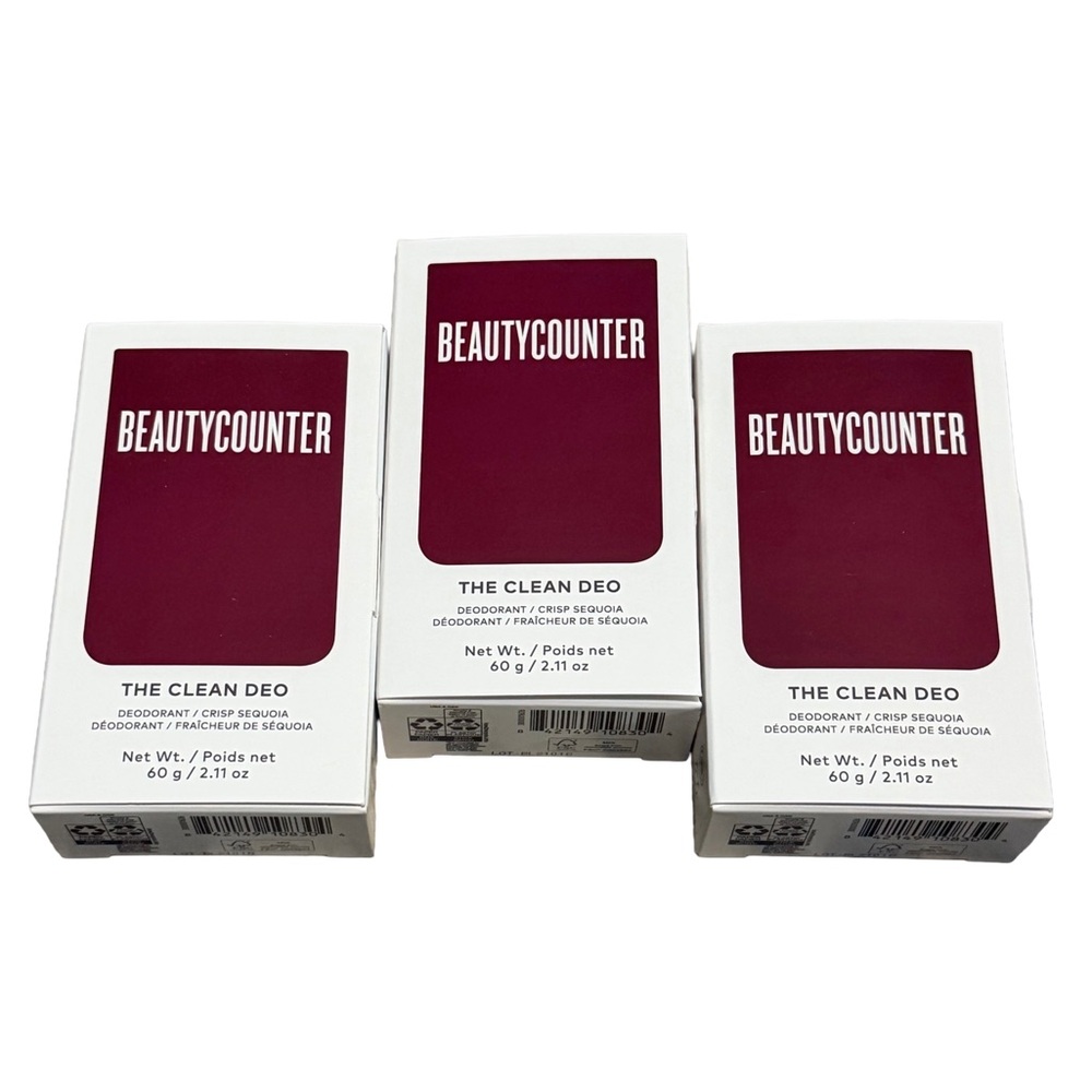 Beautycounter The Clean Deo Trio in Crisp Sequoia